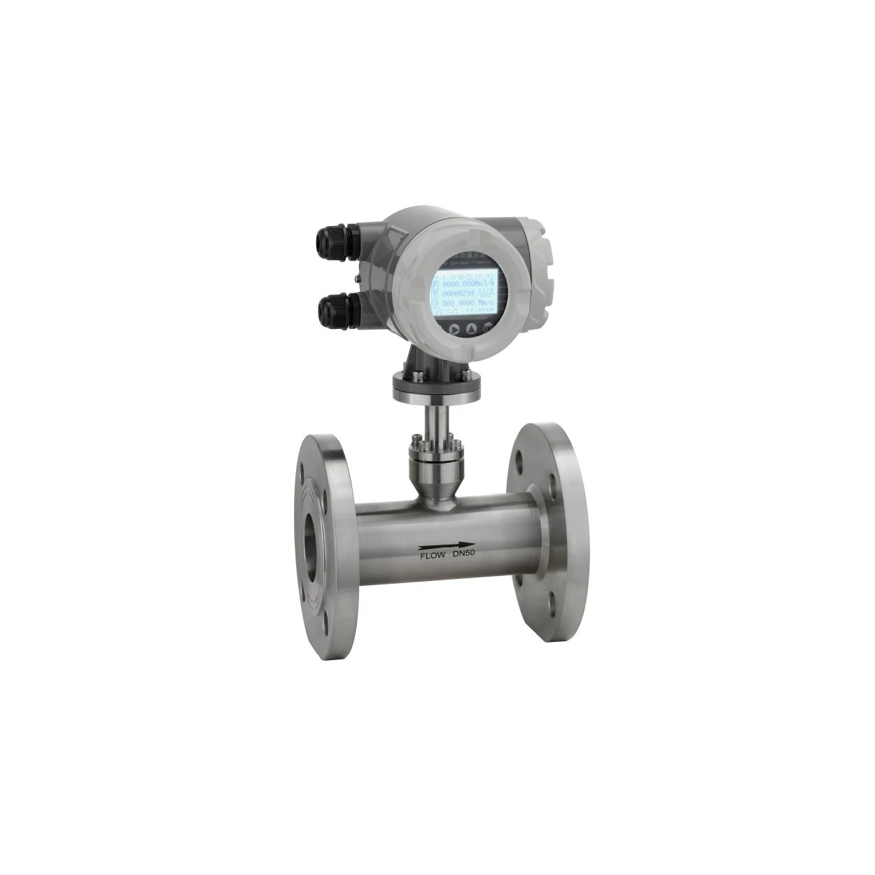 2022 New Digital Dn100 Gas Mass Flow Meter Rs485  Air Co2 Oxygen Thermal Mass Flow Meter