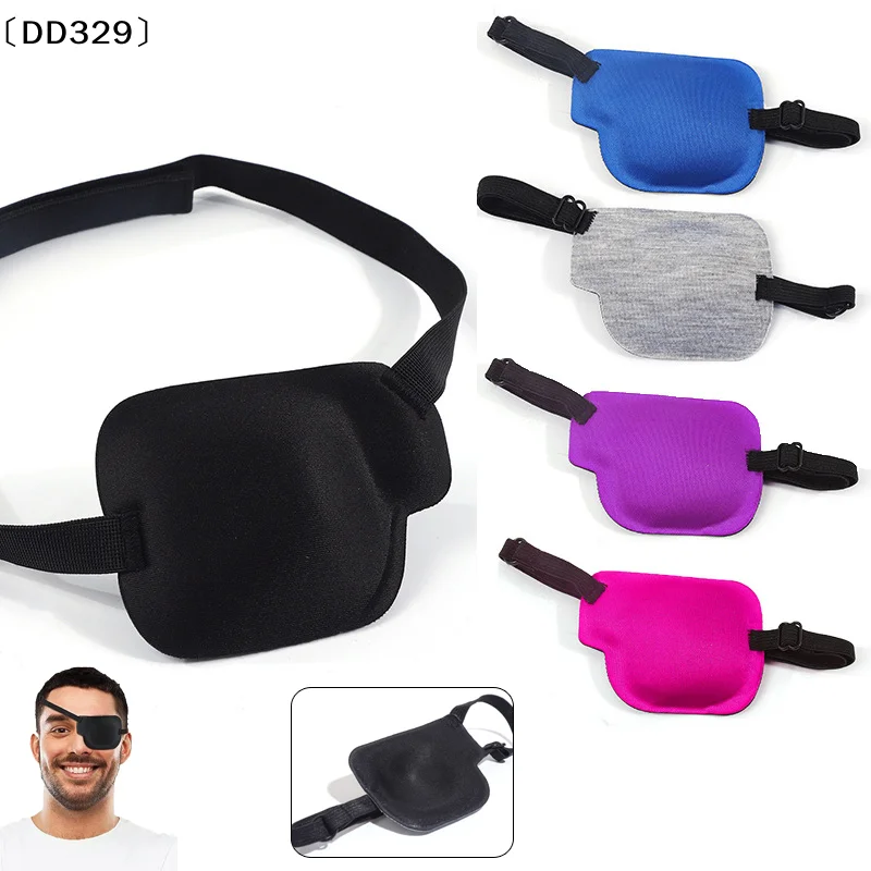 3D Single Eye Patch Adjustable Breathable Covering Eyepatch Soft Amblyopia Strabismus Astigmatism Eye Patches 〔DD329〕