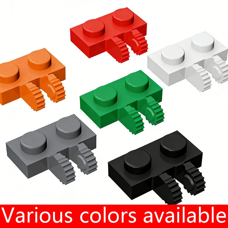 

20PCS MOC Puzzle Particle 60471 Hinge Plate 1x2 Building Blocks 50340 Locking On Sides Bricks Toys Children Gifts Dropshipping