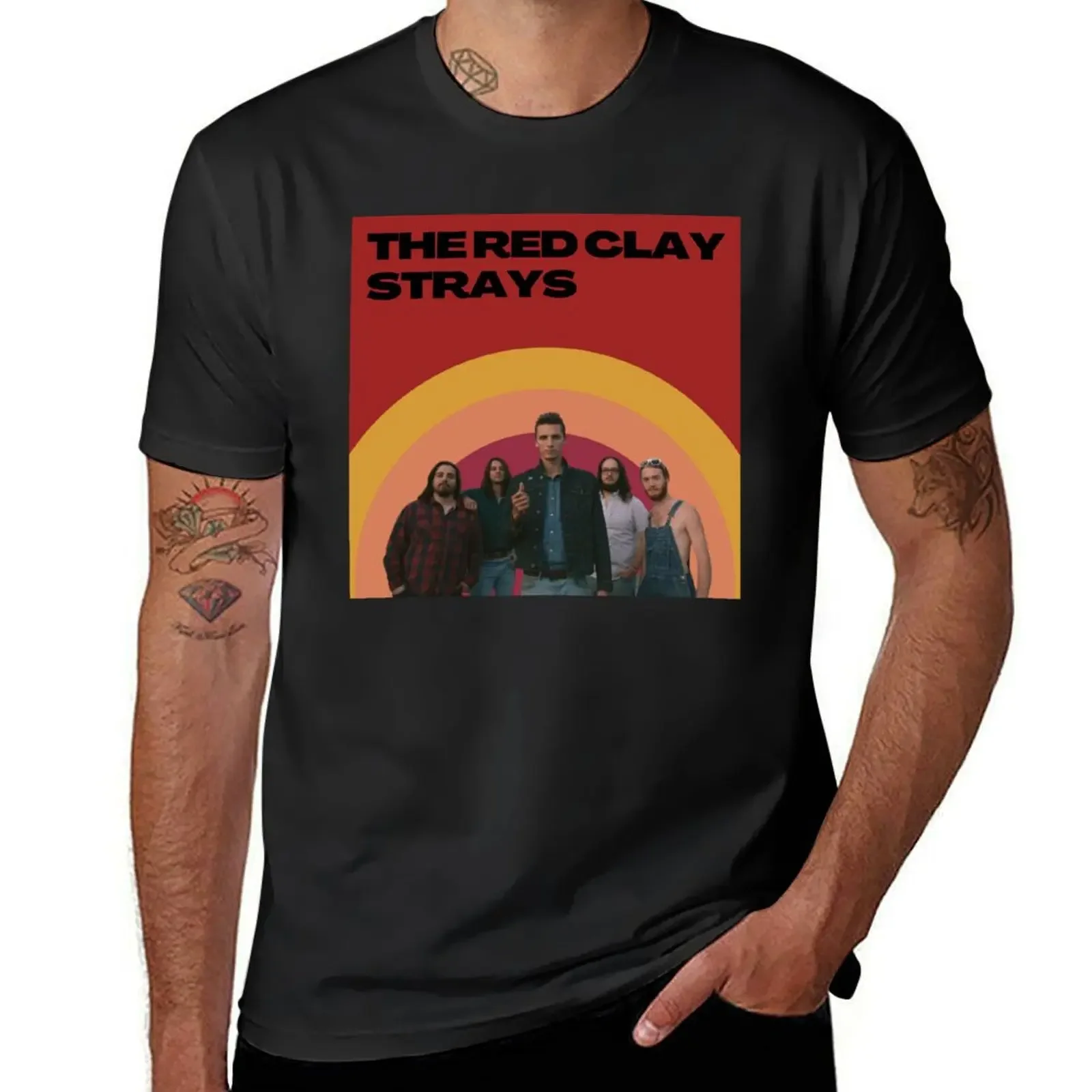 

The Red Clay Strays art T-Shirt new edition for a boy Short sleeve tee men