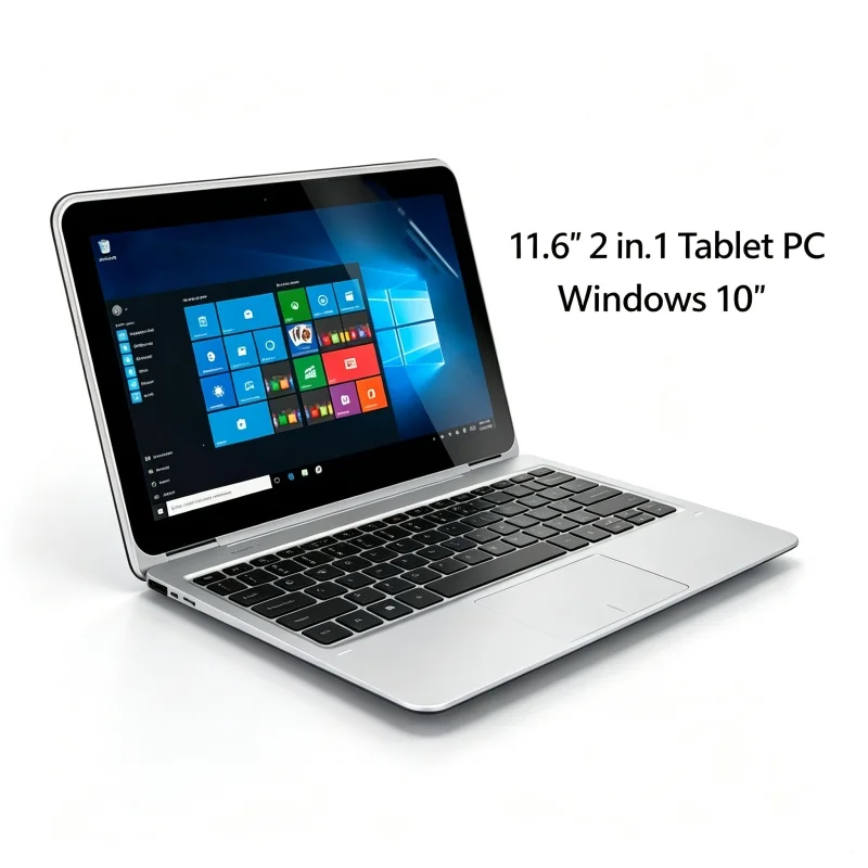 11.6” LCD Screen 2GB RAM 64GB ROM Tablet PC X5-8300 CPU @1.44 GHz  Quad Core11A with Pin Docking Keyboard WIFI Dual Cameras