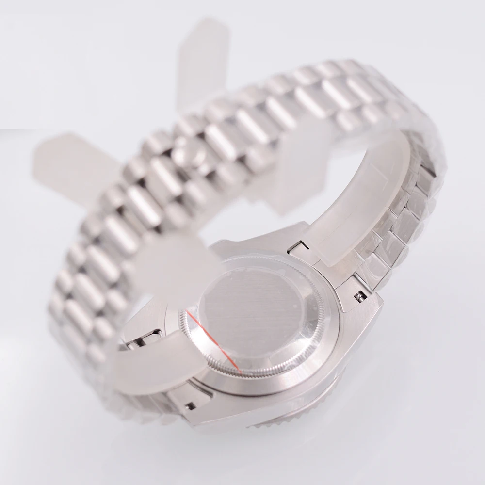 Orologio da uomo Corgeut 40mm NH35 Orologio meccanico automatico luminoso vetro zaffiro