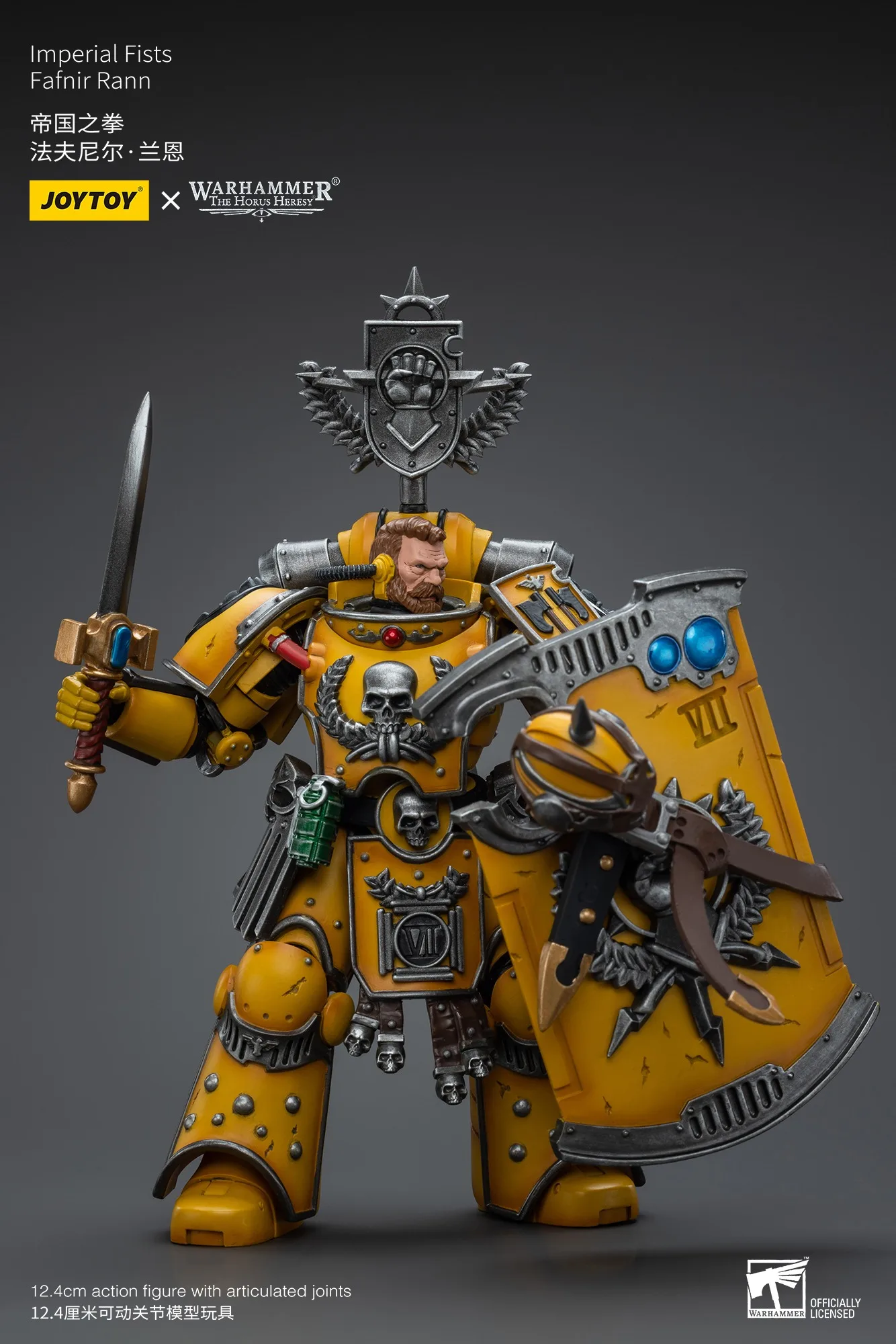 【Accessories】JOYTOY Warhammer 40k 1/18 Action FigureAnime Imperial Fists Fafnir Rann Model Toys