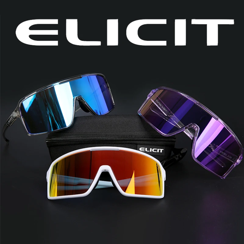 ELICIT Cycling Sunglasses Road Bike Photochromic Glasses Polarized MTB Mountain Bicycle Fishing Running Polarized For Men Women