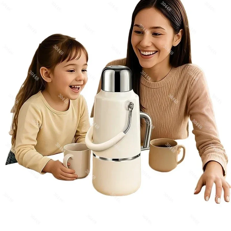316L Stainless Steel Insulated Cup Large Capacity Household Outdoor Portable Travel Thermos Car Hot Water Bottle