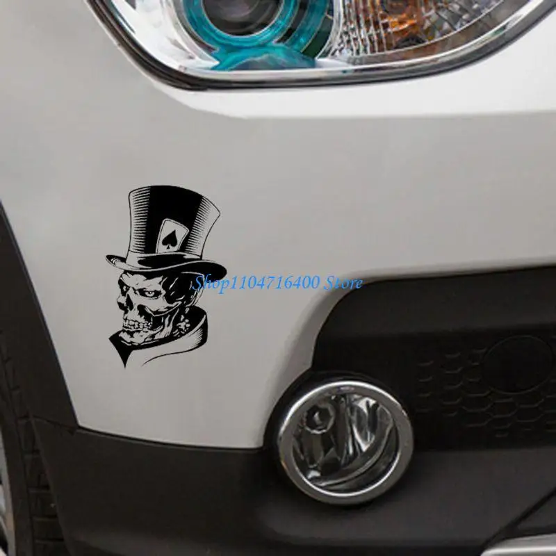 y1gd Cool Joker Bamboo Stickers Decorations Clings for Auto Door Window Tags view 4