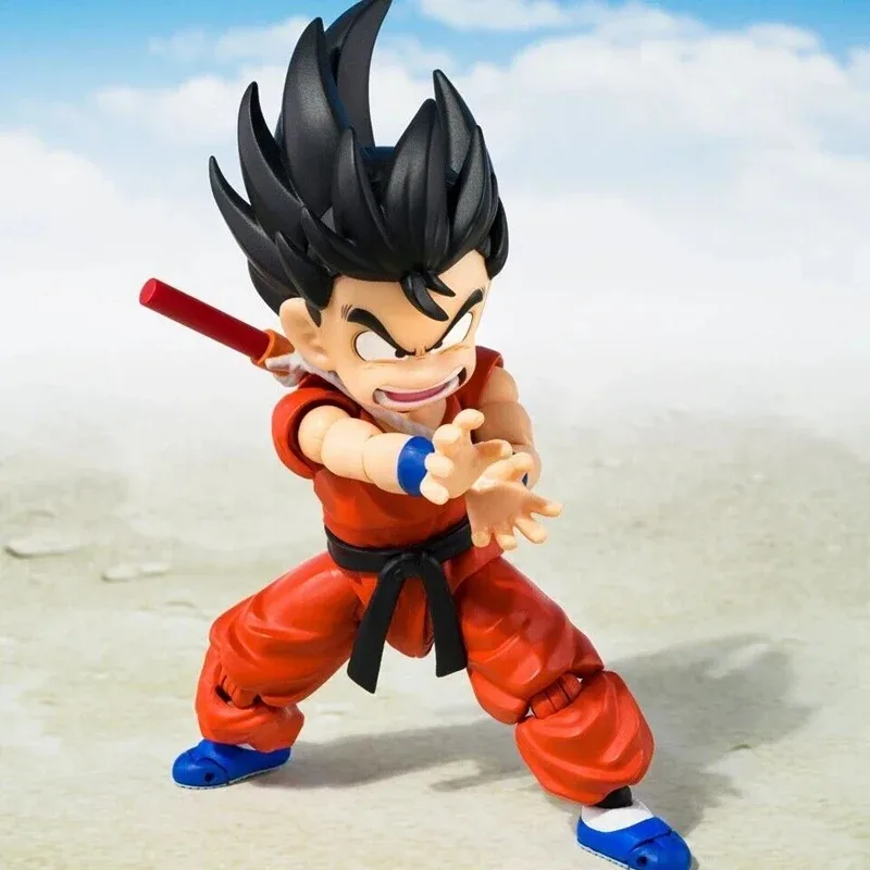 Bandai Dragon Ball Anime Action Figure para crianças, SHF Son Goku modelo brinquedos, coleção original, presentes de aniversário, S.H.Figuarts, em estoque