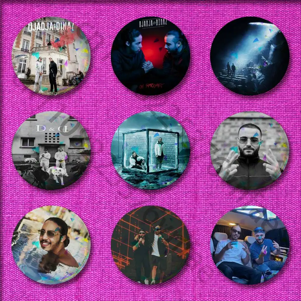 

Drole de mentalite D-Djadja D-Dinaz Badge For 75mm 25mm 44mm 32mm 58mm Round Pin Brooch Insignia Shell Adornment