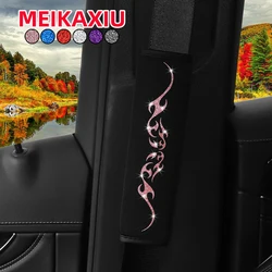 A fashion totem glitter Blingbling fabric car shoulder protector seat belt accessories Car interiors for all seasons women