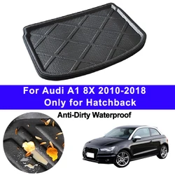 Car Rear Boot Cargo Liner Tray Trunk Floor Carpet for Audi A1 8X 2010 - 2018 Mats Carpets Pad Anti-dirty 2017 2016 2015 2014