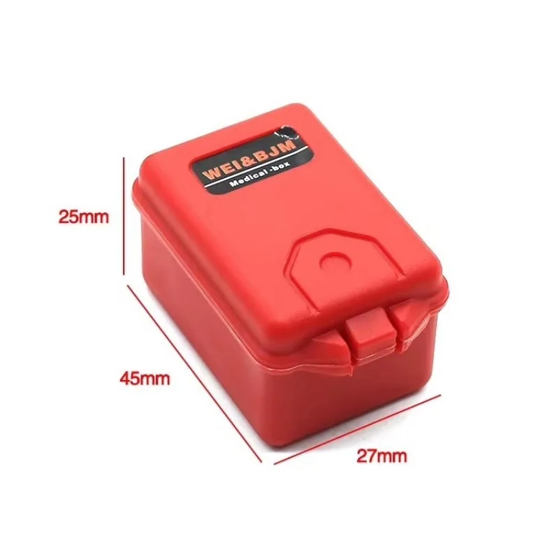 Simulation Model Car Suitcase Travel Box Decoration for 1/8 1/10 RC Crawler Car TRX4 SCX10 D90 CROSSRC VS4 Easy Control Tank 300