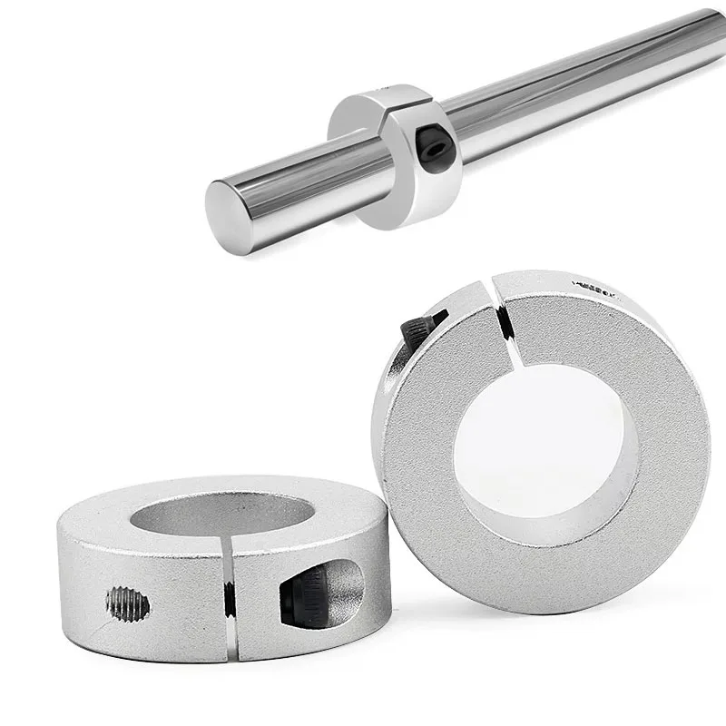2/4Pcs Optical Axis Fixing Ring Fixed Open Type Split Ring Locking Limit Shaft Locating SCSAW 4/5/6/8/10/12/13/14/15/16/17/18/20