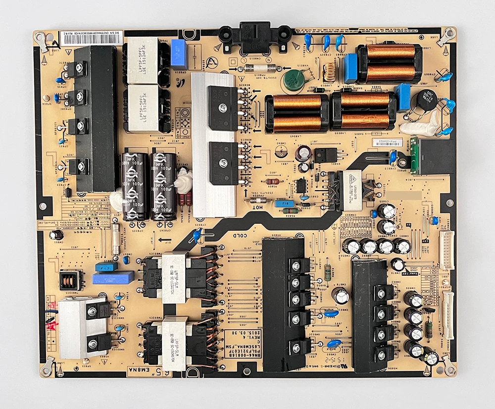 

Power Supply Board BN44-00816B = BN44-00816A L65EM8NA_FSM is for UE55JS9000T UE65JS9002T UN55JS9000F UA55JS9800J UA65JS9800J TV