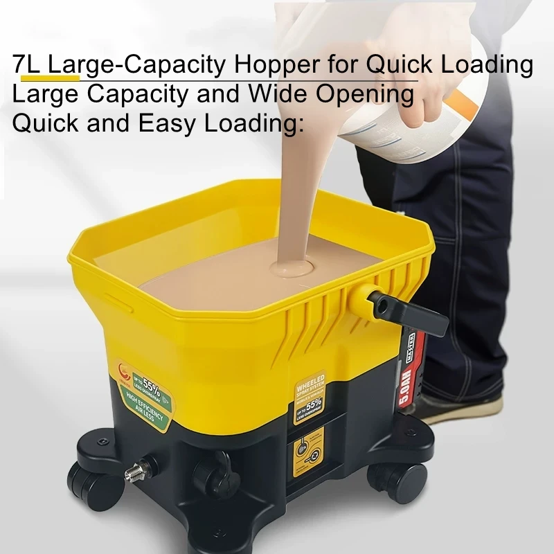Paint, Latex Paint, and Tinted Paint High-Pressure Airless Sprayers; Lithium-Ion  Airless -ed Tank Sprayers