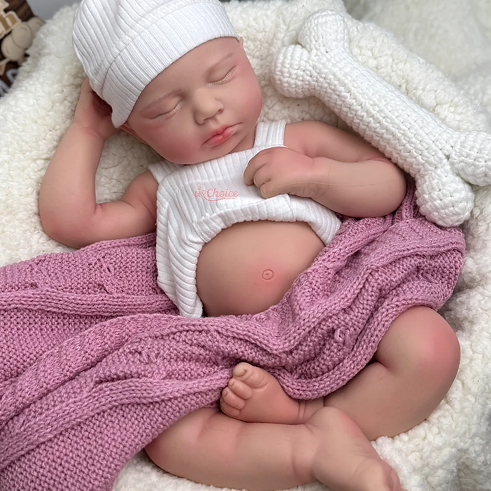 ¡Gran oferta! Muñeca Reborn de silicona de 20 pulgadas, hecha a mano, realista, lavable. Regalos para creaciones artísticas y regalos de Pascua.