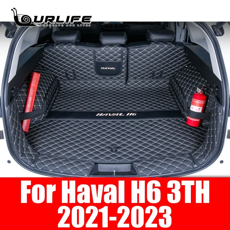 

For Haval H6 3TH GT 2021 2022 2023 2024 Car Accessories Trunk Protection Leather Mat Catpet Interior Cover Part Auto Styling