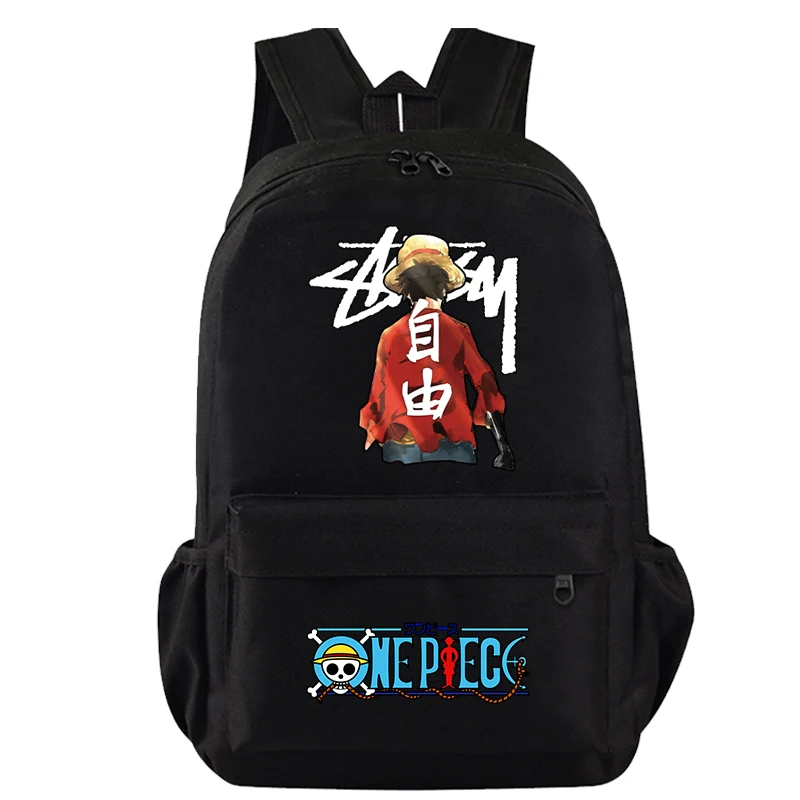 Anime One Piece zaino Boy Girl Student adolescente Hildren zaino uomo D rufy Mochila Cartoon Bookbag ritorno a scuola zaino