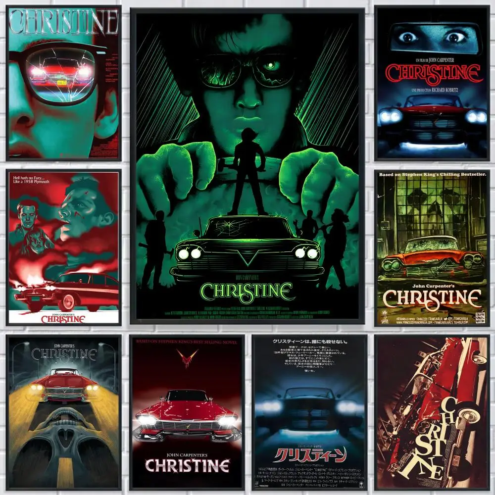 Retro Horror Movie C-Christine 1983 Poster HD Print Personalized Canvas Wall Mural Art Photos for Living Room Home Decor Durable