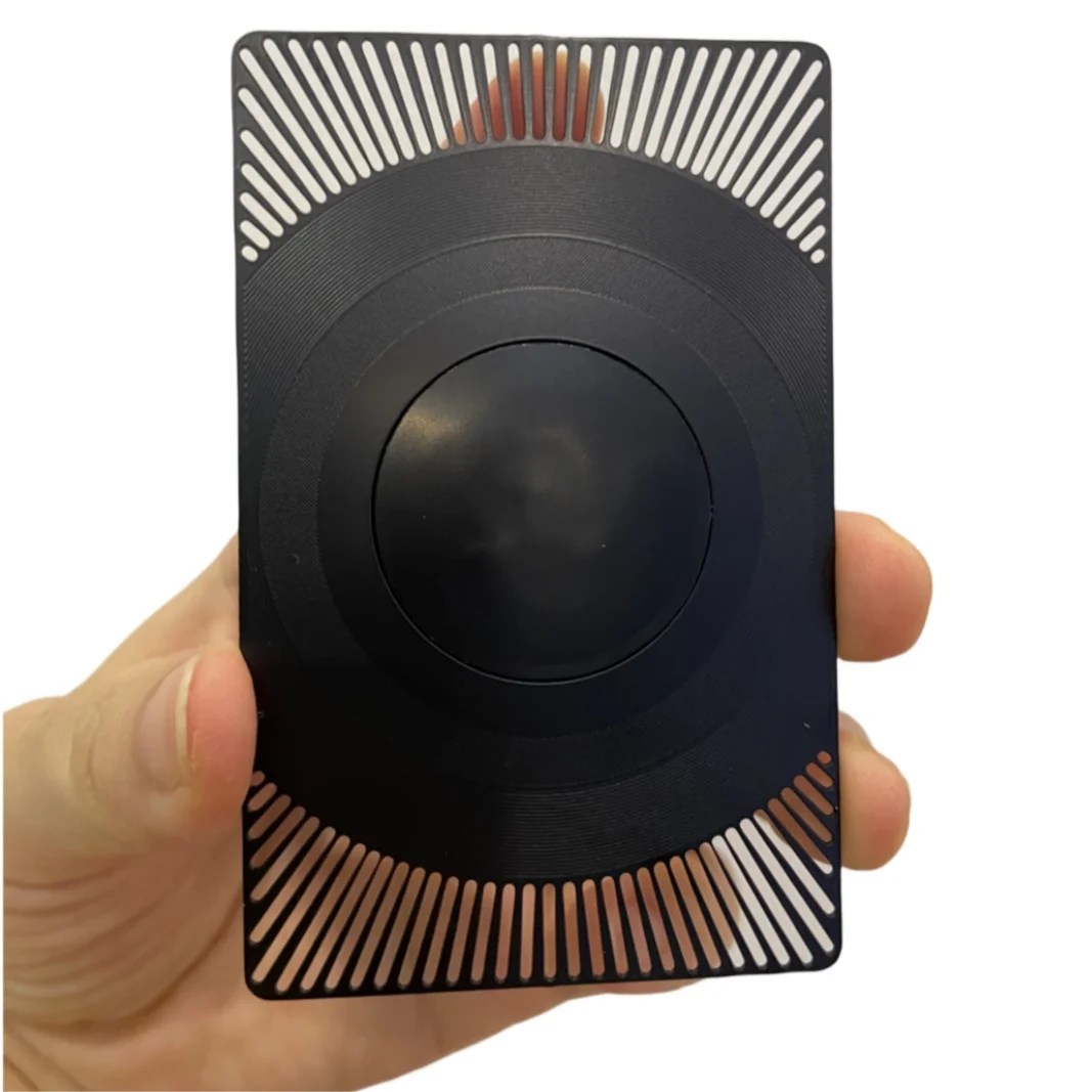 Customized inquiry Blanks QR Code Business Black Metal NFC 216 Chip Social Media Business Card