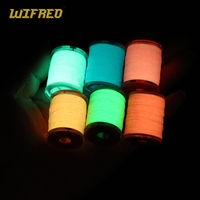 Wifreo 6 Colors Luminous Tinsel Assist Hook Jig Lure Sabiki Rig Streamer Midge Nymph' s Body Wing Legs Tail Fly Tying Material