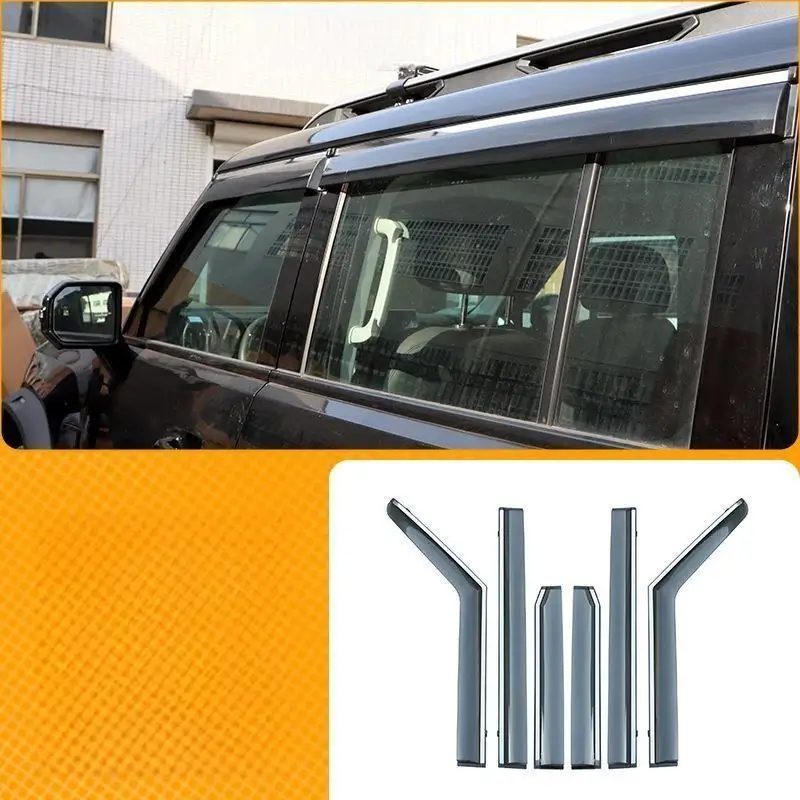 

Custom Fit For Jetour Traveler T2 6-Piece Window Deflectors & Rain Guards | Jetour Car Accessories