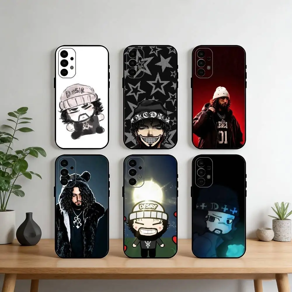 R-Rapper O-Odetari   Phone Case For Samsung S25,S24,S21,S22,S23,S30,Ultra,S20,Plus,Fe,Note,10,9,5G Black Cover