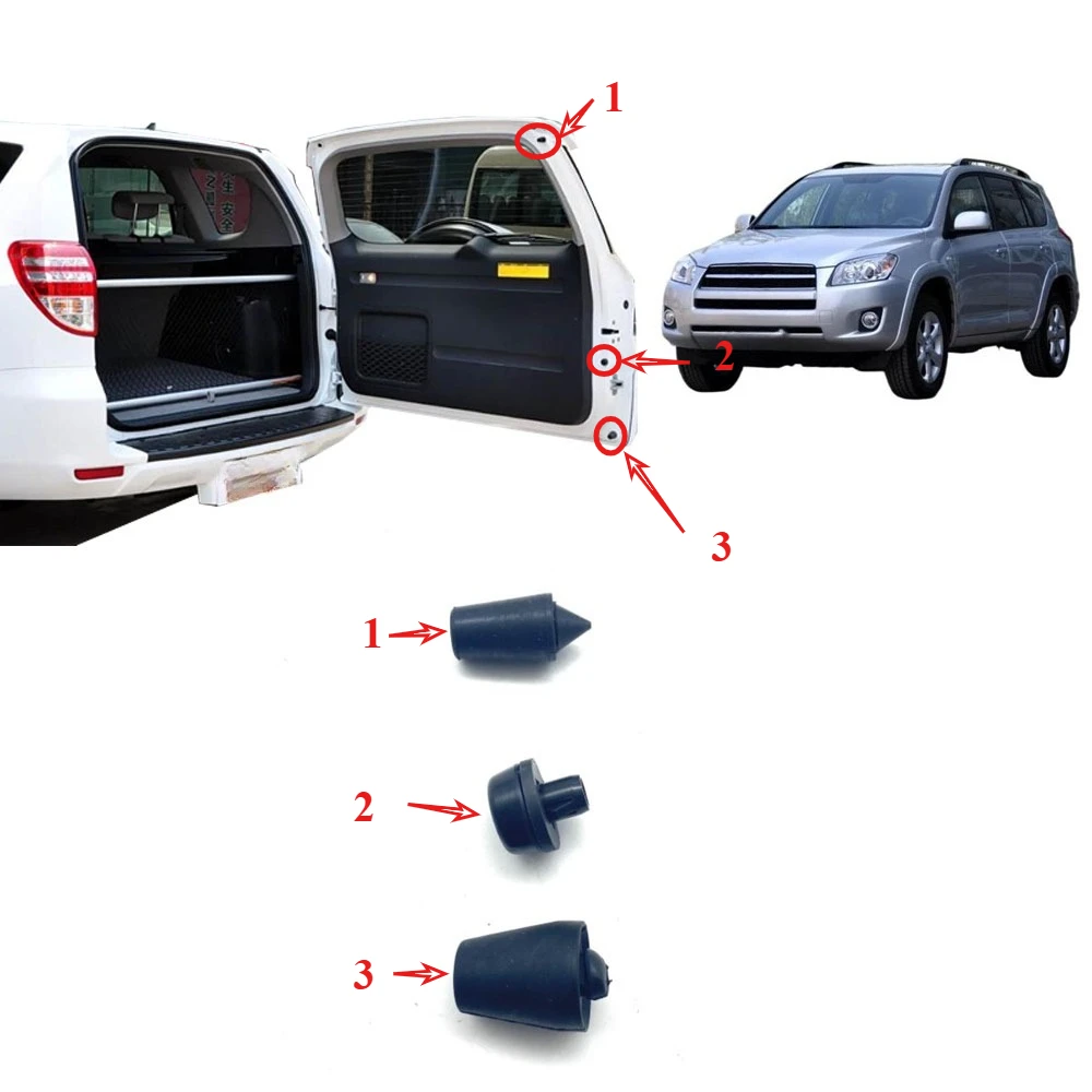1 Piece Rear Tailgate Cushioning Granular Pad for Toyota RAV4 2009-2012 Tail Door Rubber Damper for Toyota RAV-4