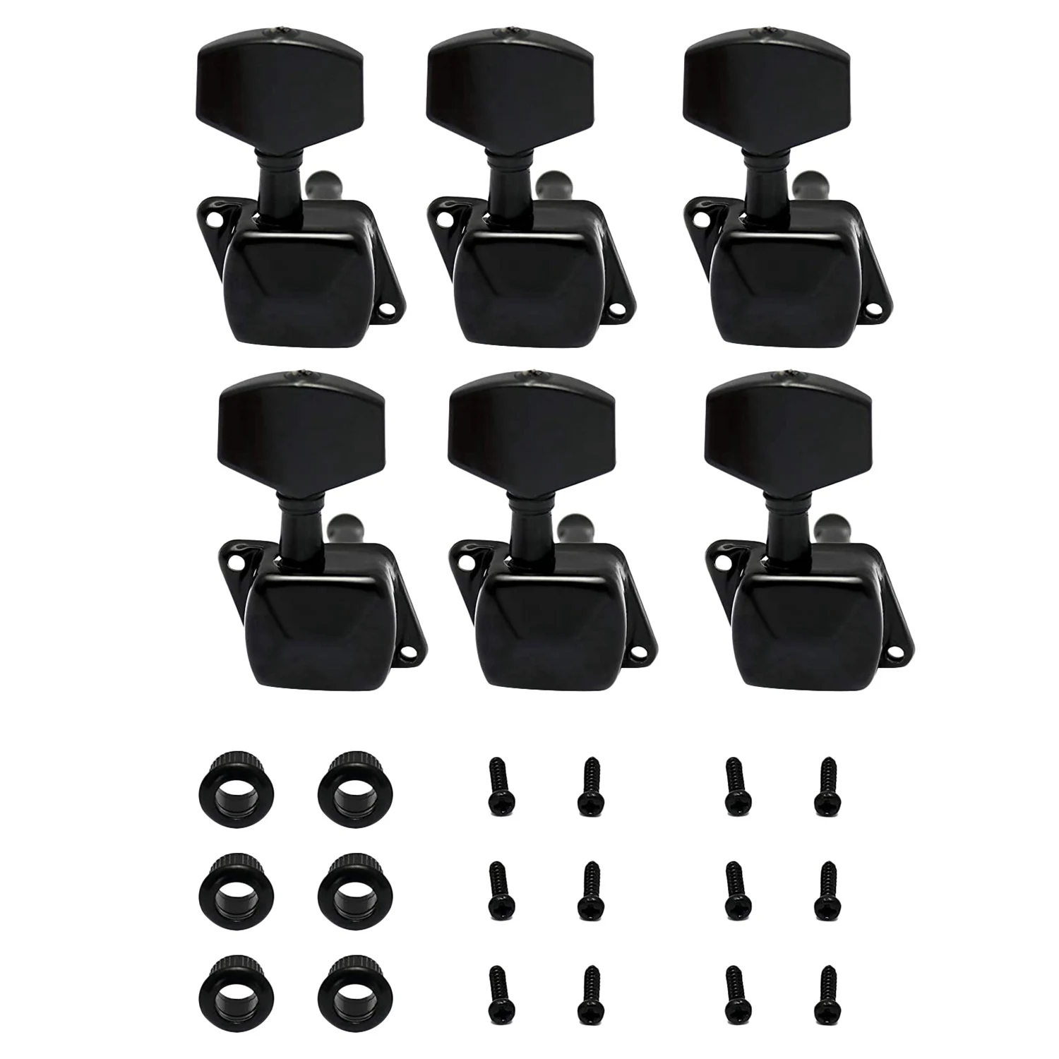 

A51Q-6Pcs Колки для настройки струн Колки для тюнеров Замена деталей для правой электроакустической гитары