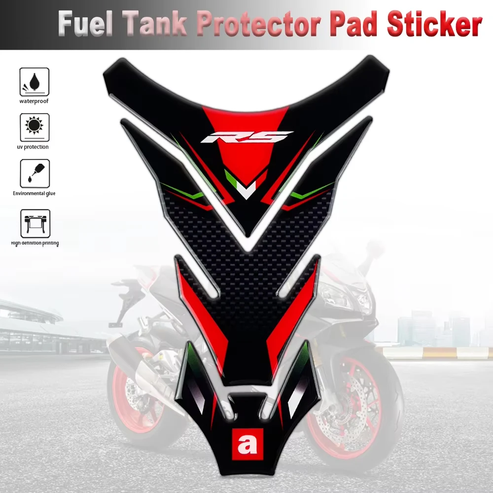 Motorcycle Tank Sticker Oil Gas Protector Cover Guard Decal Accessories For Tuono v4 1100 factory Rsv4 Rs50 Rs125/660