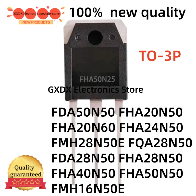 5-10-20Uds FQA28N50 FDA28N50 FHA28N50 FHA40N50 FHA50N50 FMH16N50E FDA50N50 FHA20N50 FHA20N60 FHA24N50 FMH28N50E TO-3P in stock