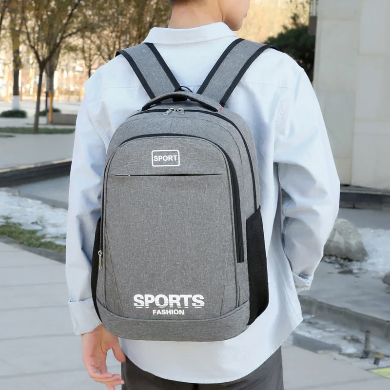 Europe and the United States new fashion lightweight backpack large capacity business simple wear-resistant computer backpack.