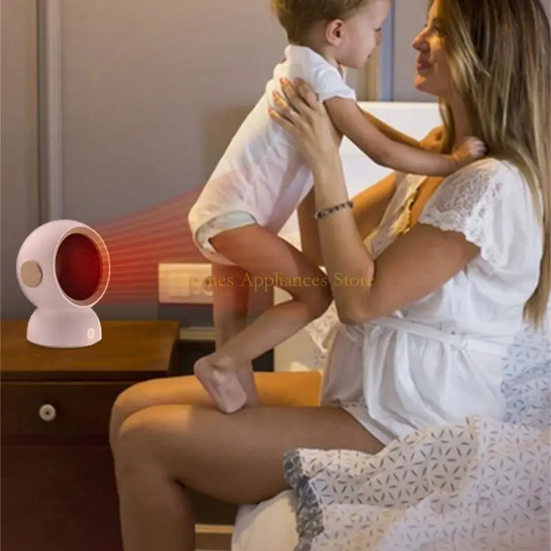 D0AB 1200W Electric Space Heater Energy Efficient Space Heater for Indoor Use 2 Speed