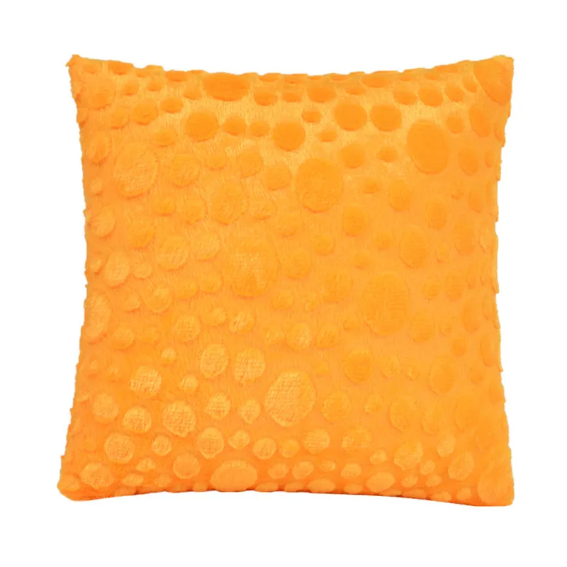 43x43cm Winter Soft Plush Square Sofa Cushion Cover Home Car Office Chairs Decoration Pillowcase image 4