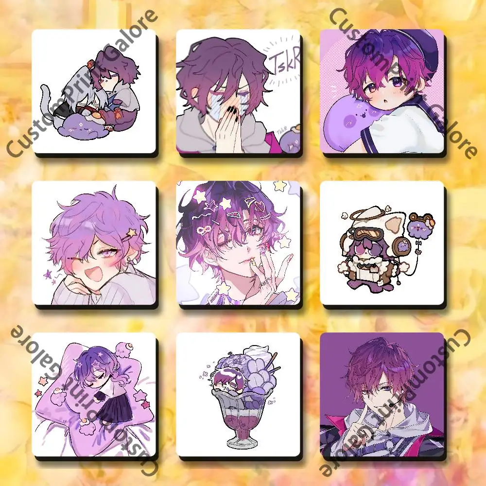 

U-Uki V-Violeta Soft Magnetic Refrigerator Magnets Personality Decorations Creative Gifts