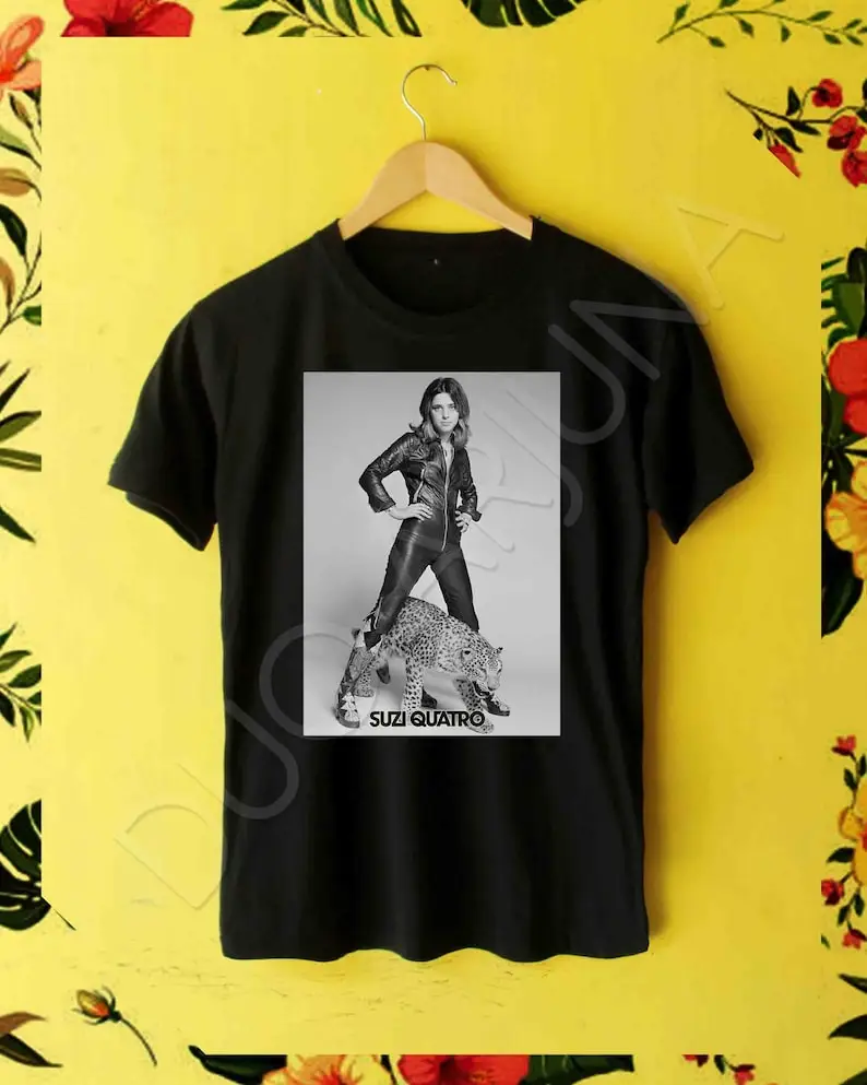 SUZI QUATRO t-shirt 90s Suzi Quatro rare graphic Suzi Q vintage retro Unisex T-Shirt