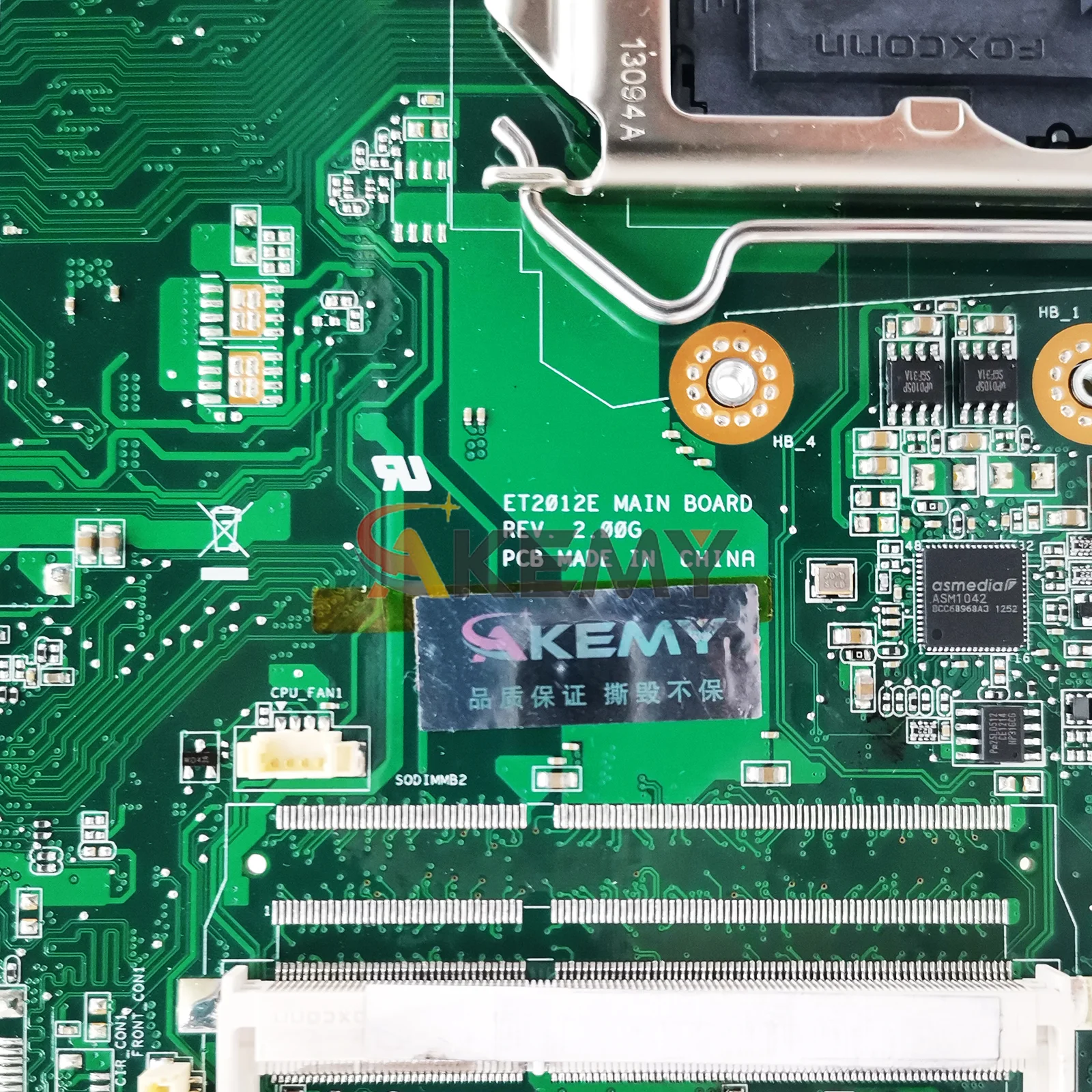 ET2012E Laptop Motherboard For ASUS AIO ET2012E ET2012 Mainboard This item is in stock 100% tests OK fast shipping High quality