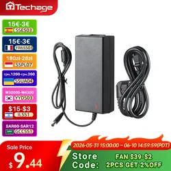 Techage PoE DVR NVR Power Adapter 52V 2.5A Power Supply AC 100-240V Wall Charger DC 5.41mm EU Plug For Surveillance Recorder