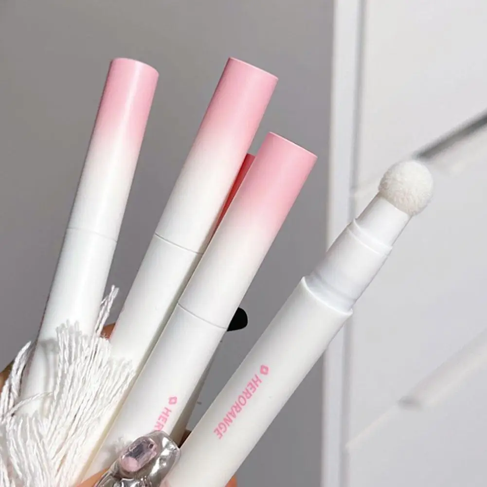 DIKALU Lip Powder Cream Air Cushion Lip Cream Matte Lip Glaze Mouth Red Lip Mud Non-fading Non-stick Cup Feminine White Brick Re