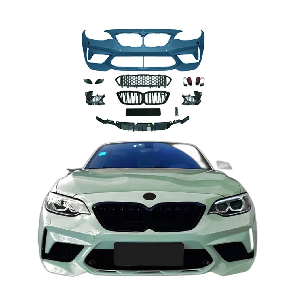 

For 2 Series F22 Body Kit for Car Parts Upgrade to M2 CS with Headlight Rear Bumper Side Skirts Front Bumper Body Kit