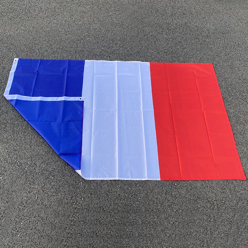 aerlxemrbrae 60*90 سنتيمتر/90*150 سنتيمتر فرنسا معلقة أزرق أبيض أحمر fra fr الفرنسية البوليستر راية الديكور العلم الفرنسي #2