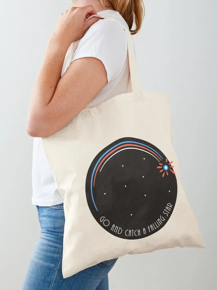 Go And Catch A Falling Star Tote Bag canvas tote bag Women's bag custom fabric