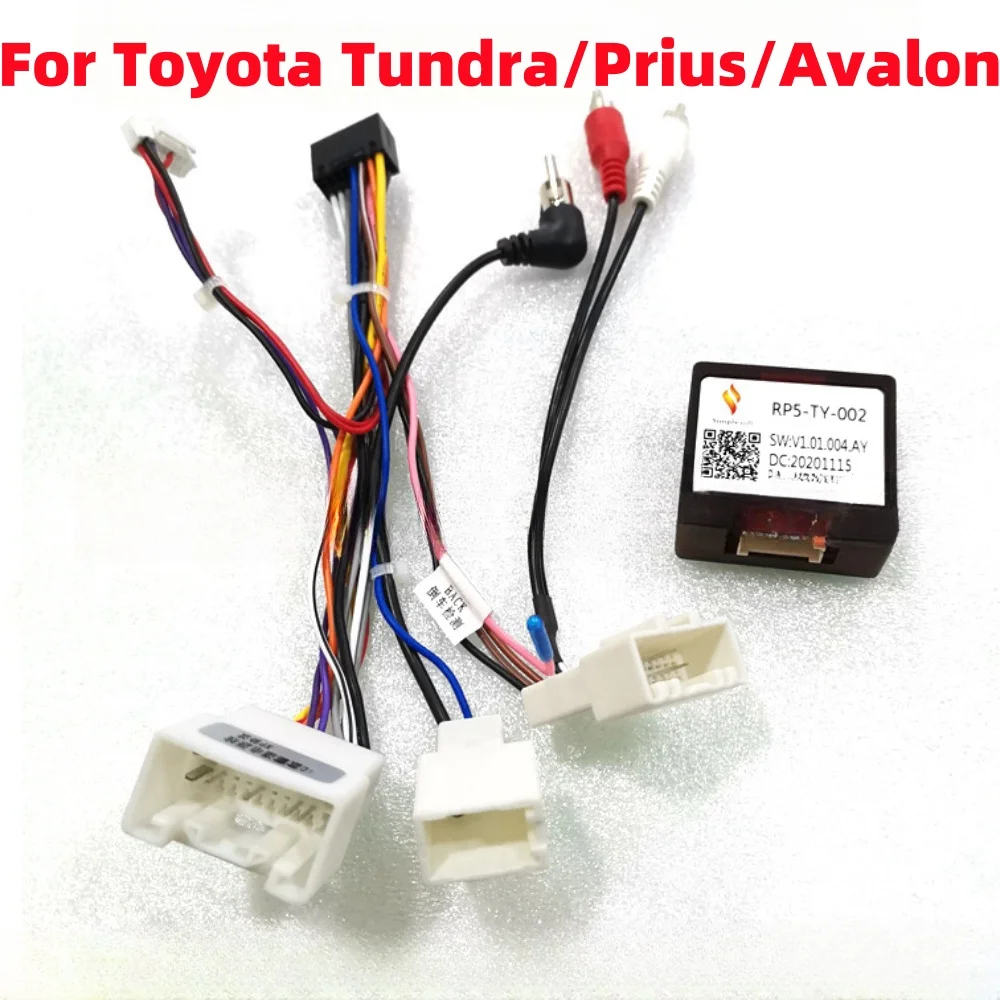 

16-контактный жгут проводов CANBUS для Toyota Tundra Reiz Mark x Prado 120 Land Cruiser 100 Alphard Prius 20 Camry 2003-2013 усилитель