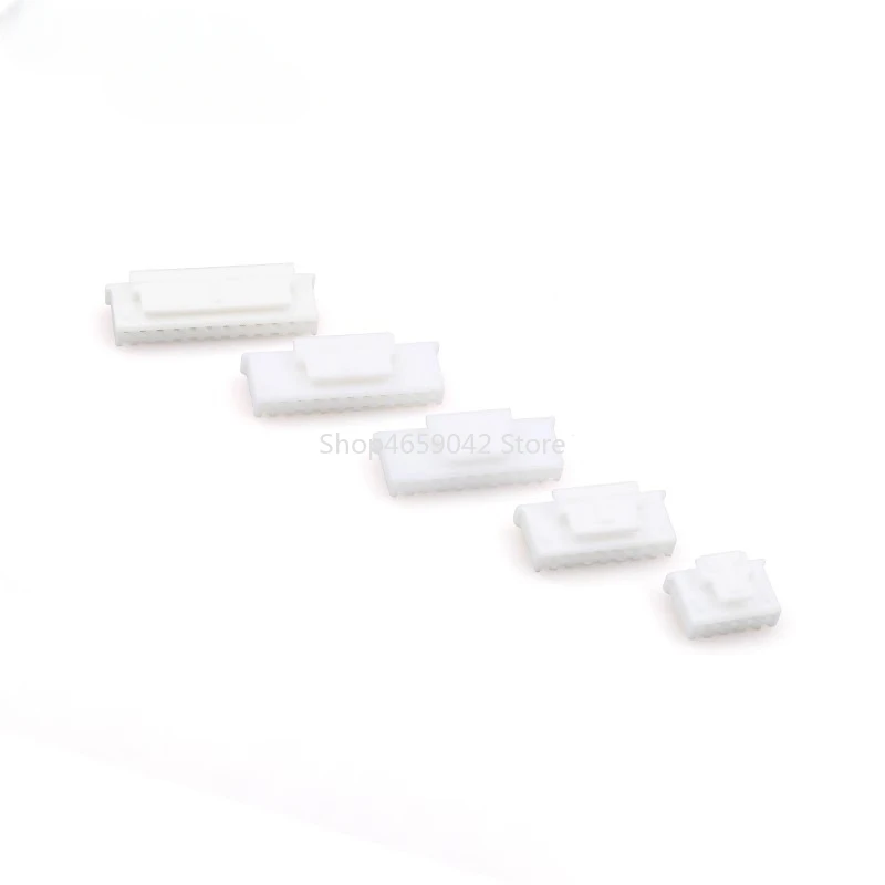 20Pcs XHB2.54 Connectors Male Plug Plastic Shell Housing with Buckle  2.54mm 2P 3 4 5 6 7 8 9 10PIN Insert Shell