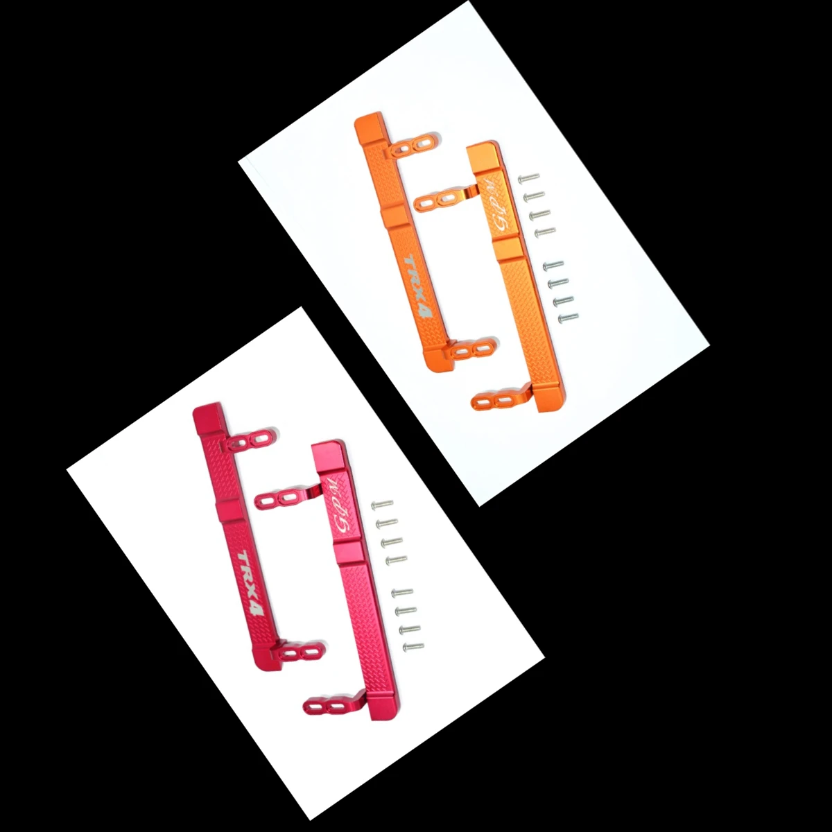 GPM 1/10 TRX4 DEFENDER TRAIL CRAWLER-82056-4 خطوات جانبية من الألومنيوم - 10 قطع