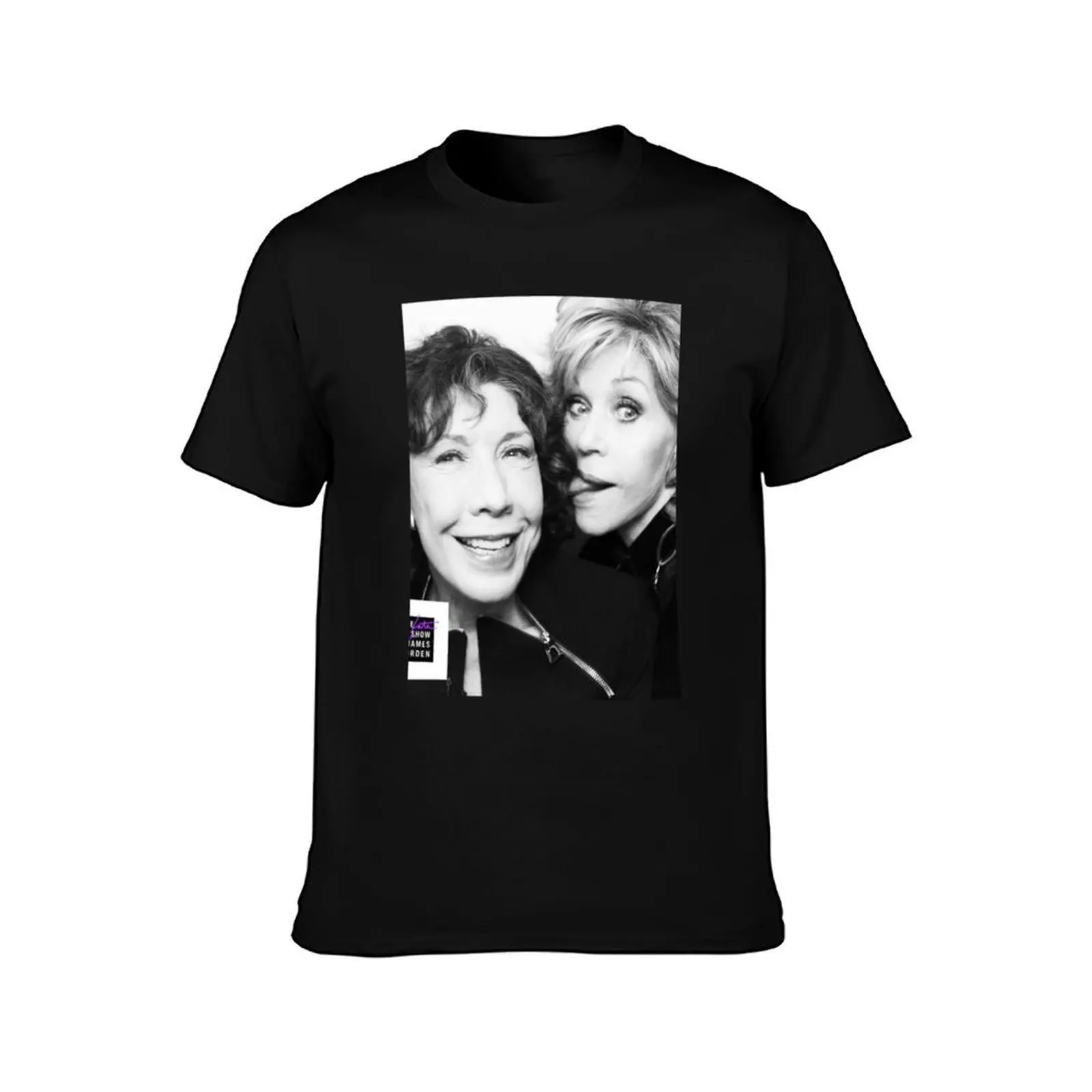 Jane Fonda and Lily Tomlin T-Shirt, Summer Casual Cotton Tee, Oversized Streetwear Tops, Vintage Graphic Print, Unisex Men Women