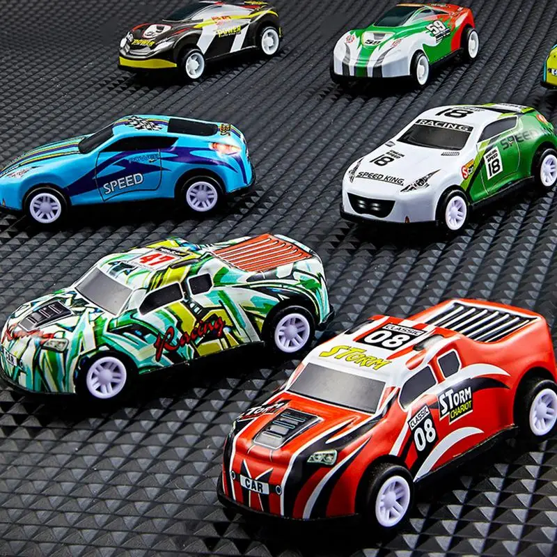 Cars Toys Pull Back Race Cars 1:64 Scale Alloy Model Cars STEM Toy Car Friction Powered Cars Gift for Kids Boys Girls Teens Kids