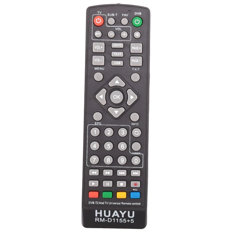 HOT-HUAYU Universal Tv Remote Control Controller Dvb-T2 Remote Rm-D1155 Sat Satellite Television Receiver