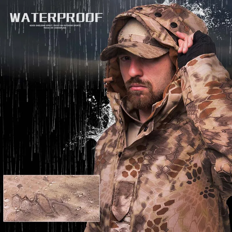 Sales Outdoor Hiking Jackets G8 Waterproof Hooded Windbreaker Coat Camo Men Clothing Hunting Jacket Tactics Jackets Safari