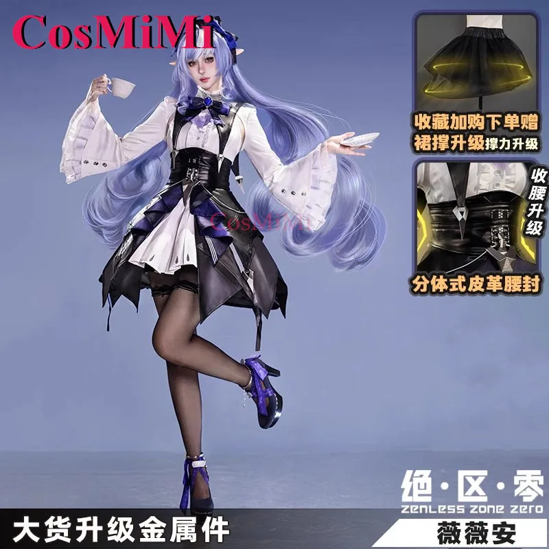

CosMiMi Game Zenless Zone Zero Vivian Banshee Cosplay Costumes Sweet Lovely Uniform Dress Carnival Party Role Play Clothing S-XL