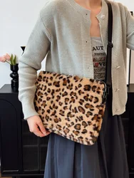 Leopard print Laptop Sleeve 11 13.3 13.6 14 15 15.6 Inch For Macbook Dell Huawei Samsung Xiaomi LG Shoulder Bag Tablet Pouch